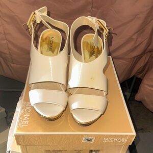 Michael Kors Cream Wedges Versatile Comfort